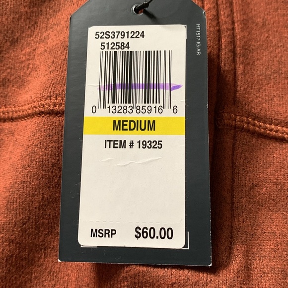 ARROW- Men’s Orange 1/4 Zip Pollover sweater- Size M , Brand New - Picture 7 of 7